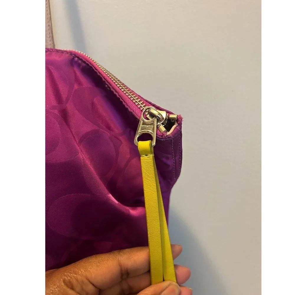 Coach legacy weekend east west‎ zip Tote Bag purse